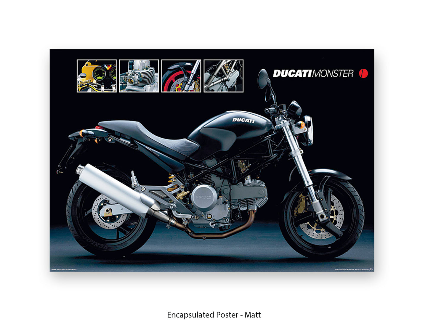Ducati Monster Sports Bike Poster