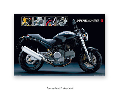 Ducati Monster Sports Bike Poster
