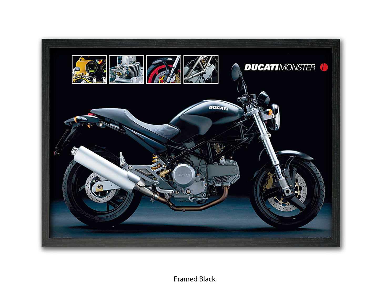 Ducati Monster Sports Bike Poster