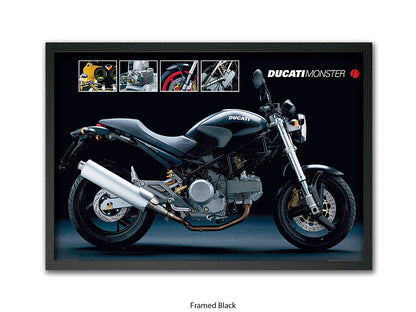 Ducati Monster Sports Bike Poster