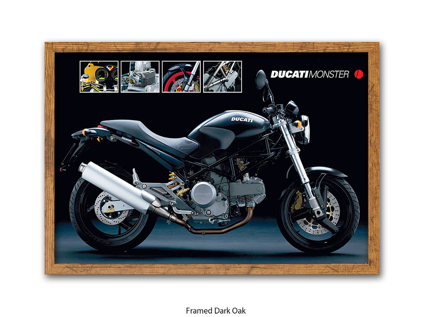 Ducati Monster Sports Bike Poster