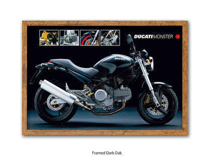 Ducati Monster Sports Bike Poster