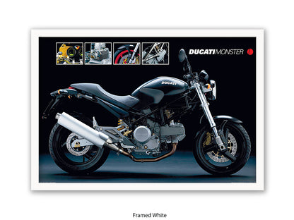 Ducati Monster Sports Bike Poster