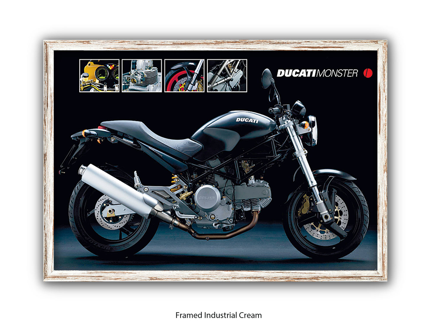 Ducati Monster Sports Bike Poster