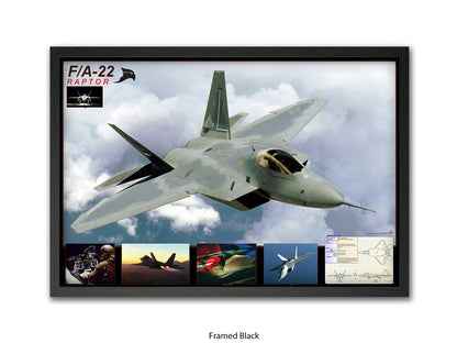 F/A-22 Raptor Stealth Fighter Poster