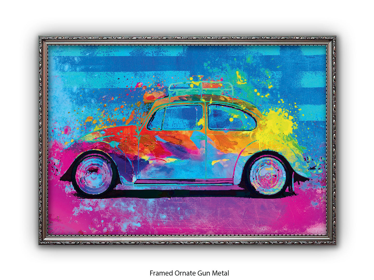 Splash Buggy VW Beetle Fun Car Poster