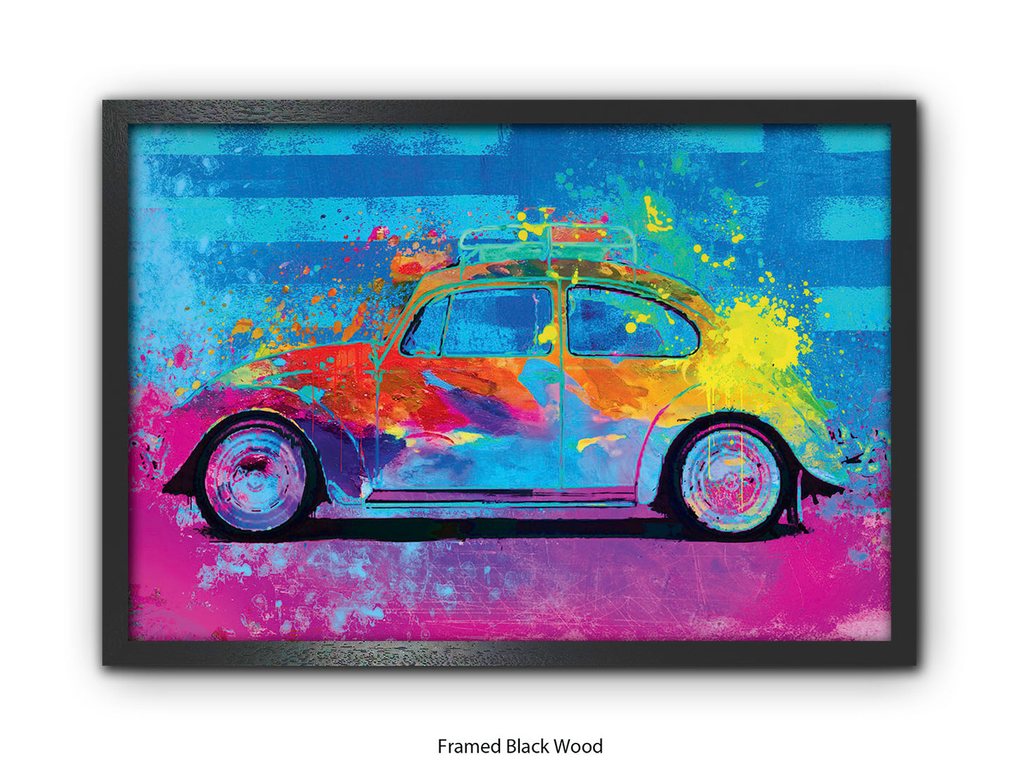 Splash Buggy VW Beetle Fun Car Poster