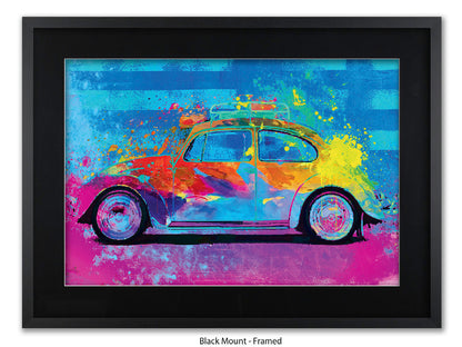 Splash Buggy VW Beetle Fun Car Poster