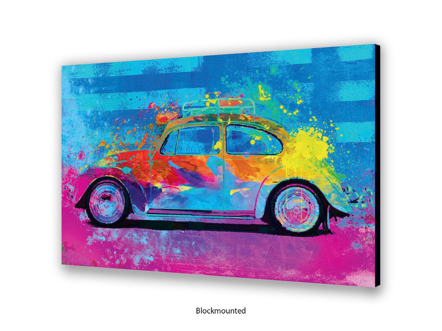 Splash Buggy VW Beetle Fun Car Poster