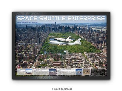 Shuttle Enterprise Central Park Poster