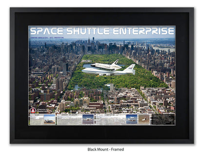 Shuttle Enterprise Central Park Poster