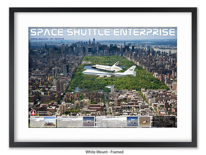 Shuttle Enterprise Central Park Poster