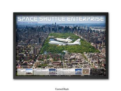 Shuttle Enterprise Central Park Poster