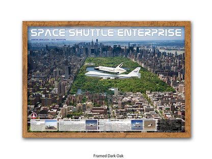 Shuttle Enterprise Central Park Poster
