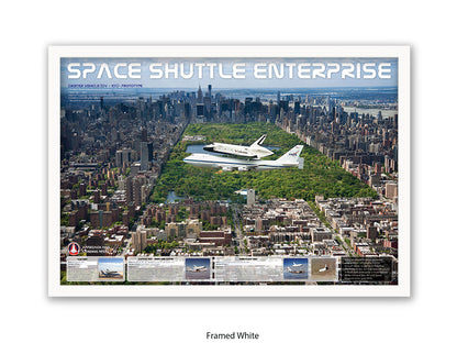Shuttle Enterprise Central Park Poster