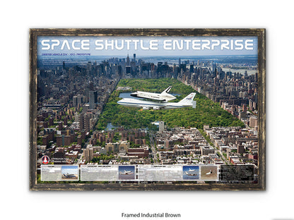 Shuttle Enterprise Central Park Poster