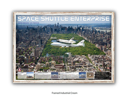 Shuttle Enterprise Central Park Poster