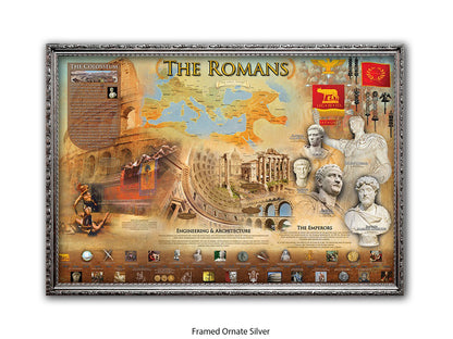 Ancient Romans History & Culture Poster