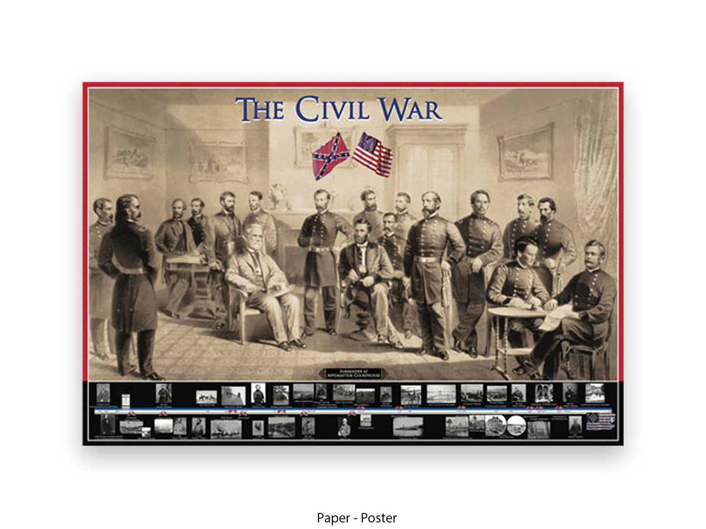 The Civil War American History Poster
