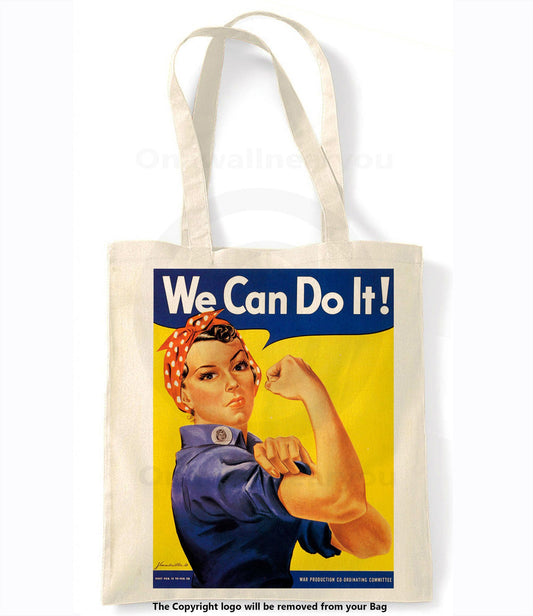 We Can Do It - Retro Shopping Tote Bag