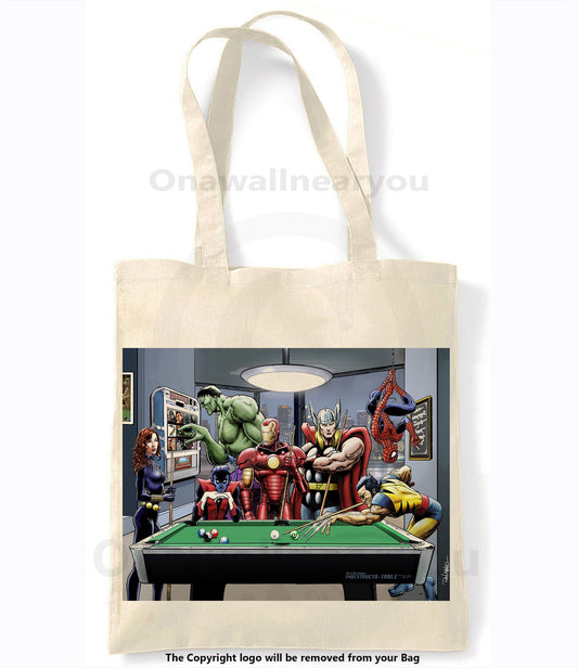 Dan Avenell - After Hours SuperHeroes- Shopping Tote Bag