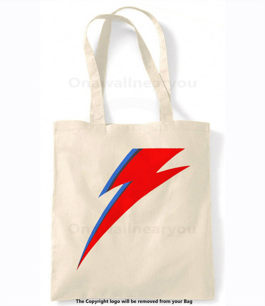 Ziggy Stardust Logo - Retro Shopping Tote Bag