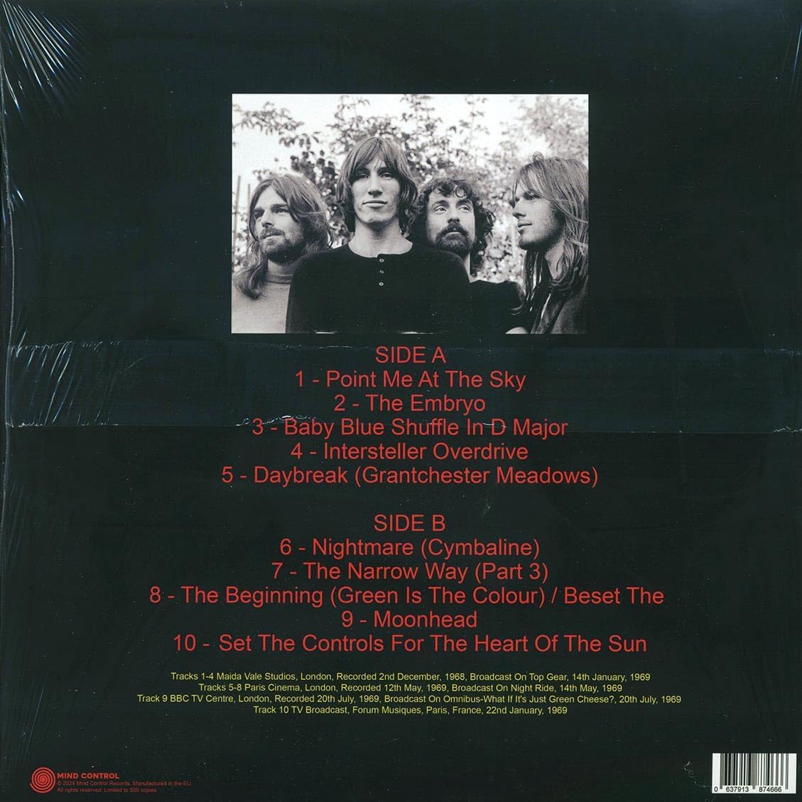 Pink Floyd - Red The light - Dark The Night - Vinyl Album