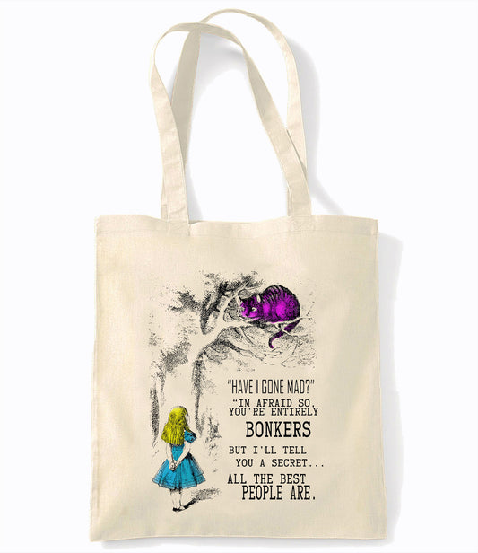 Alice - Bonkers - Retro Shopping Tote Bag