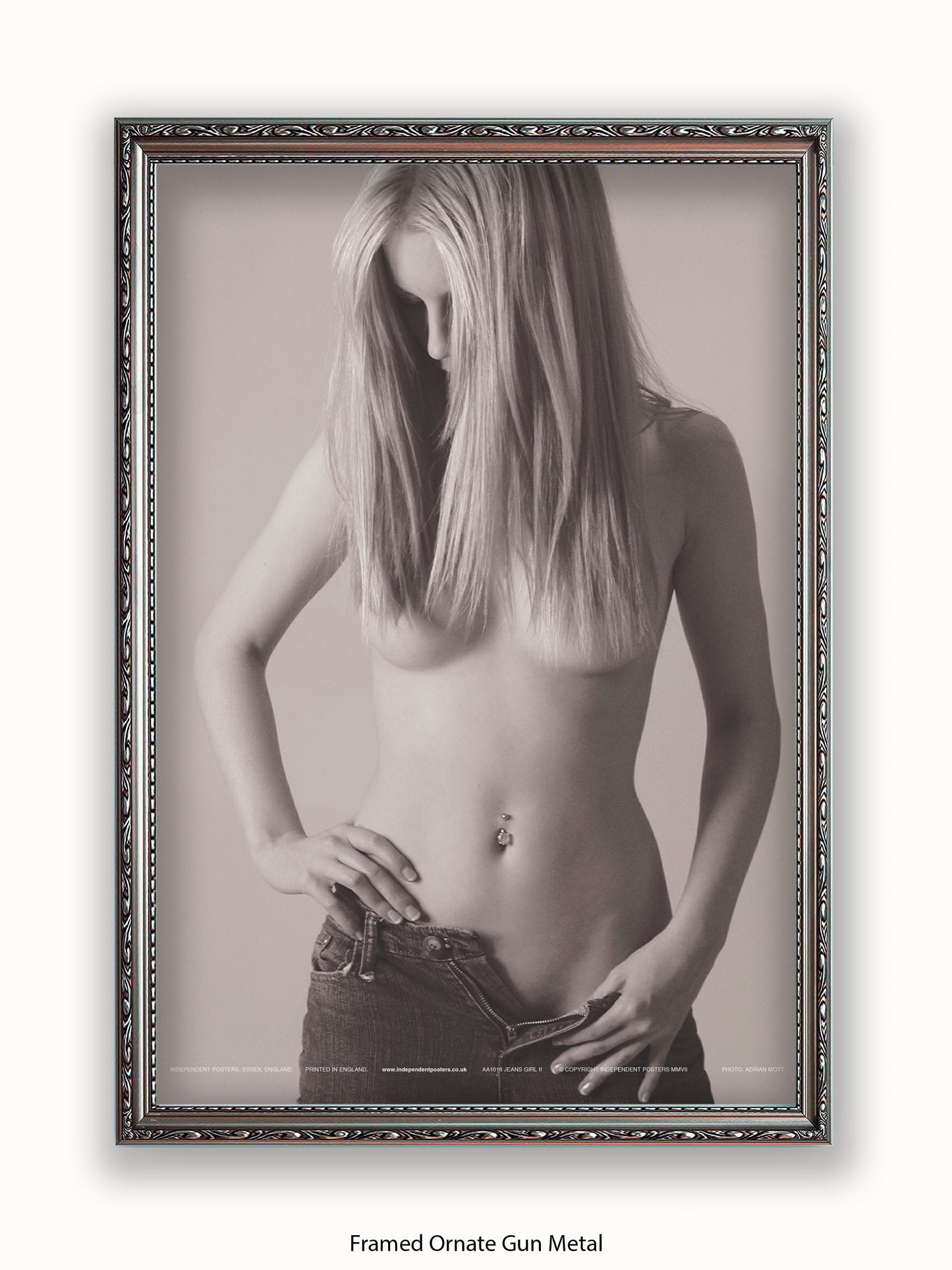 Jeans Girl Front Poster