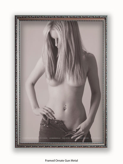 Jeans Girl Front Poster