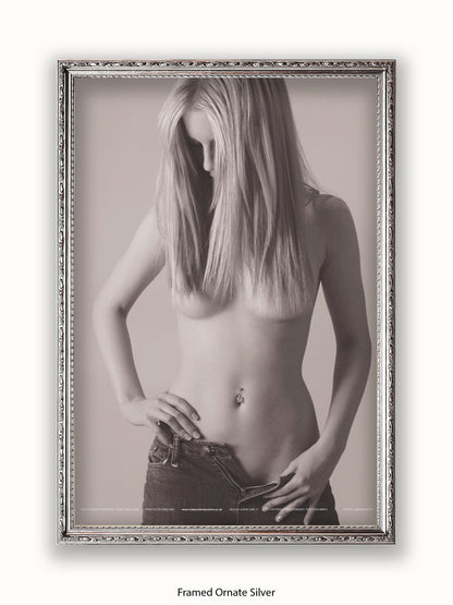 Jeans Girl Front Poster