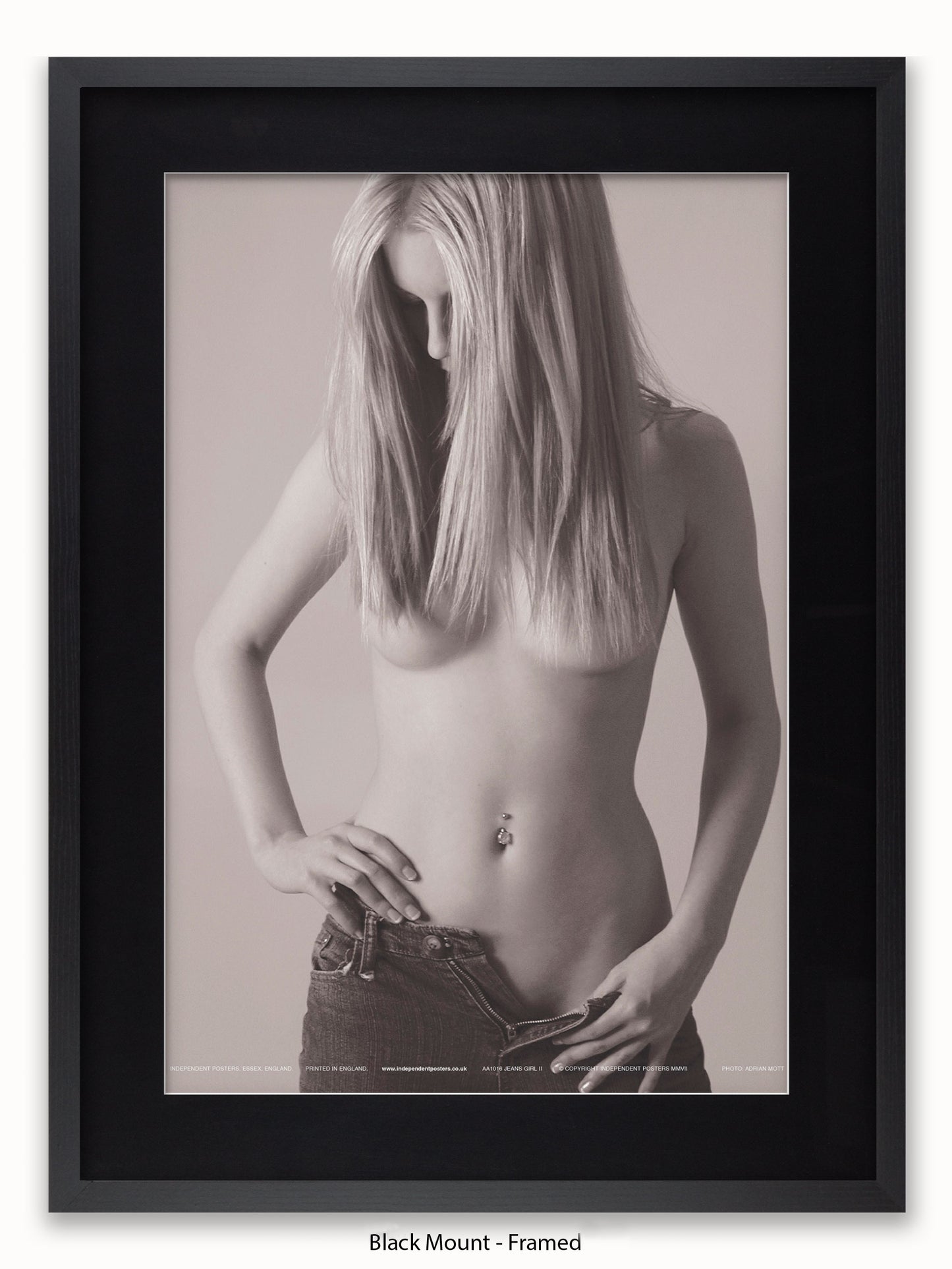 Jeans Girl Front Poster