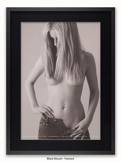 Jeans Girl Front Poster