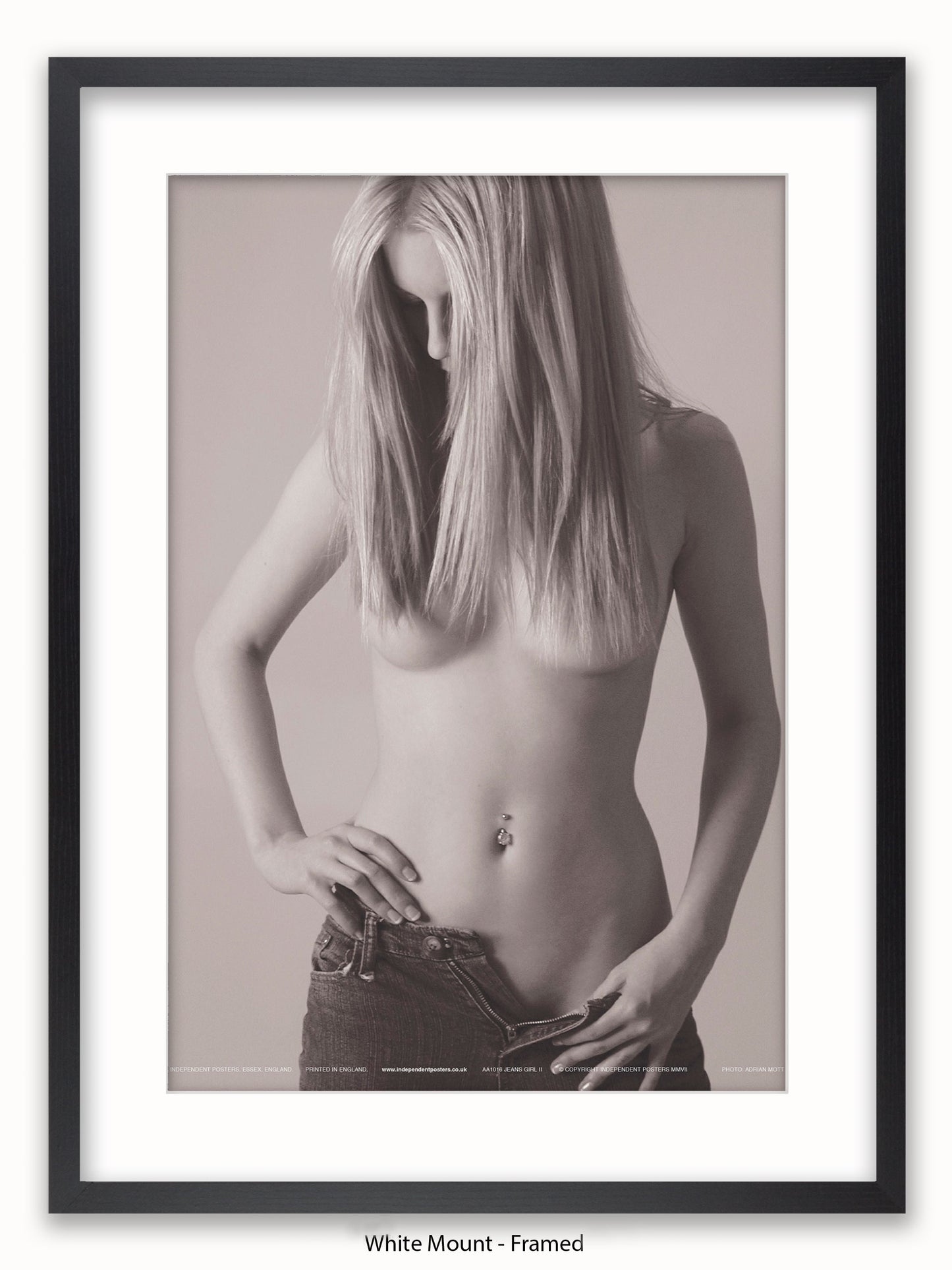 Jeans Girl Front Poster