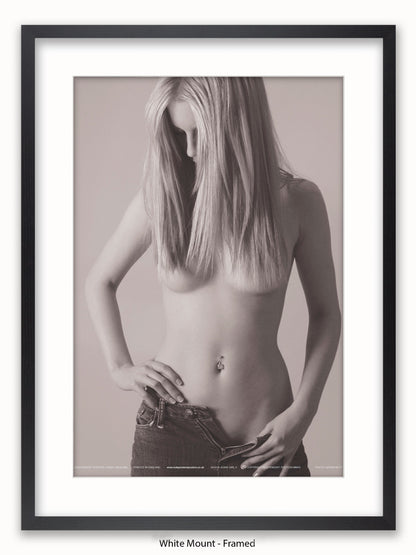 Jeans Girl Front Poster