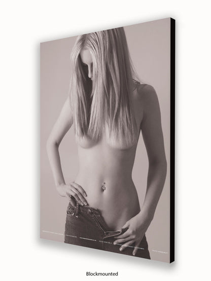 Jeans Girl Front Poster