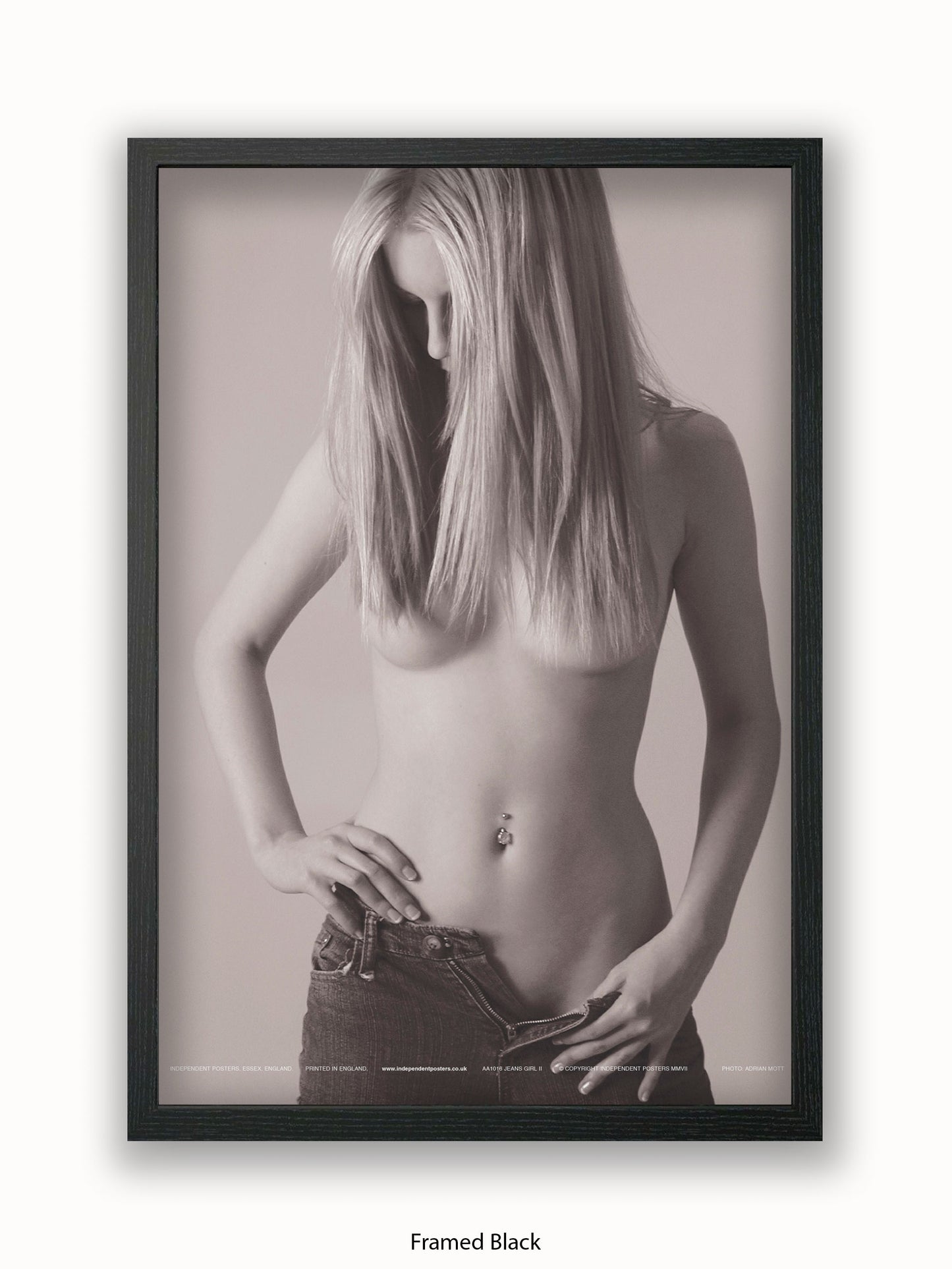 Jeans Girl Front Poster