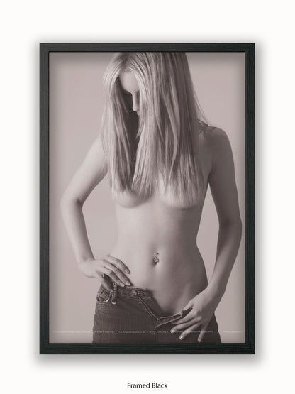 Jeans Girl Front Poster