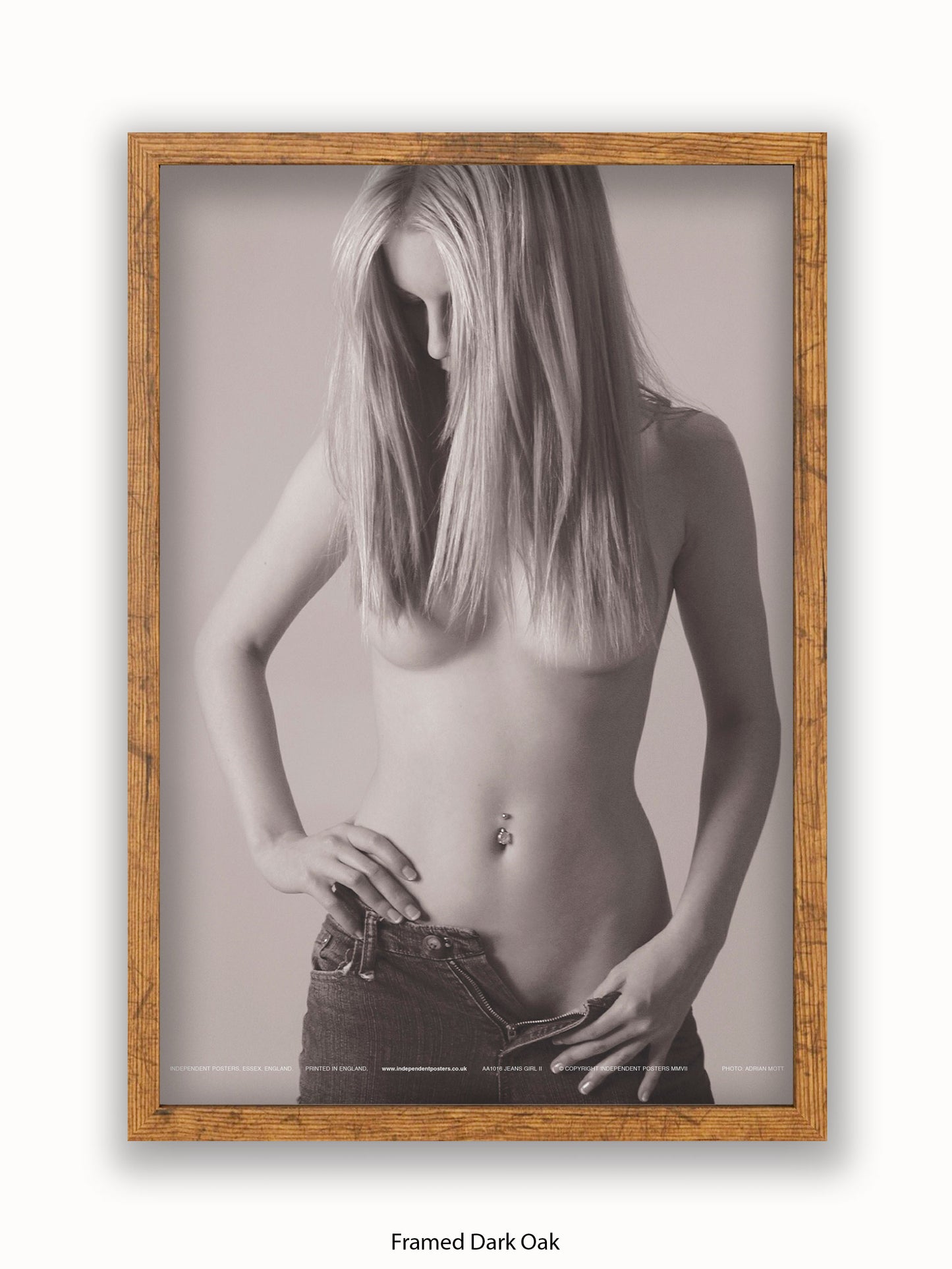 Jeans Girl Front Poster