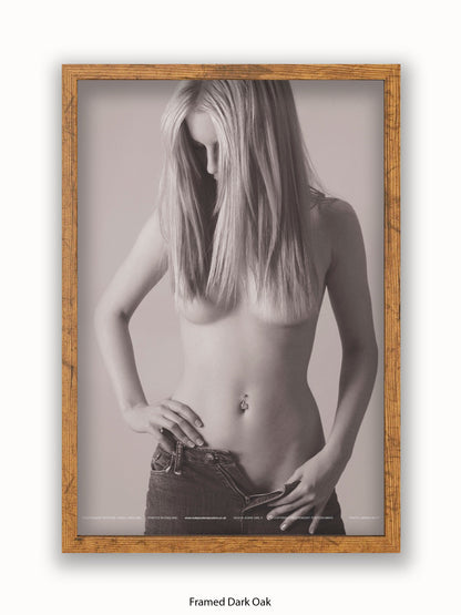 Jeans Girl Front Poster