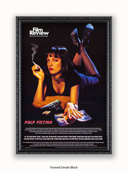 Pulp Fiction Uma Thurman Film Review Poster