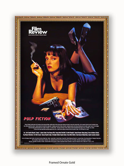 Pulp Fiction Uma Thurman Film Review Poster