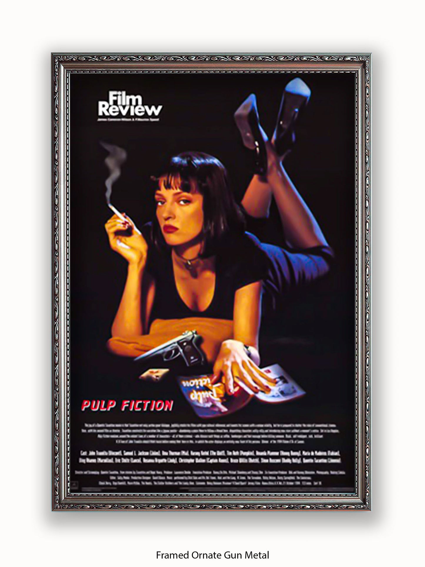 Pulp Fiction Uma Thurman Film Review Poster
