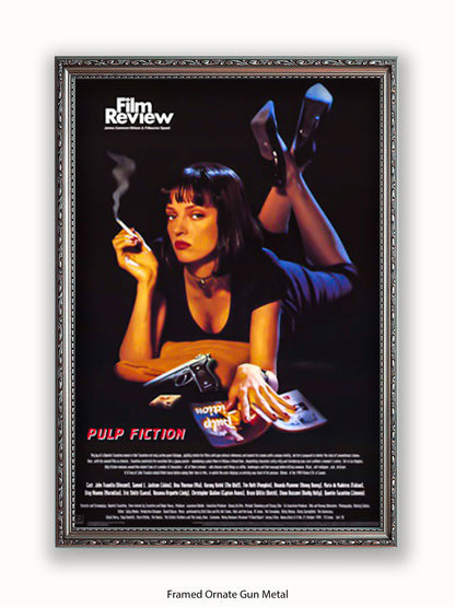 Pulp Fiction Uma Thurman Film Review Poster