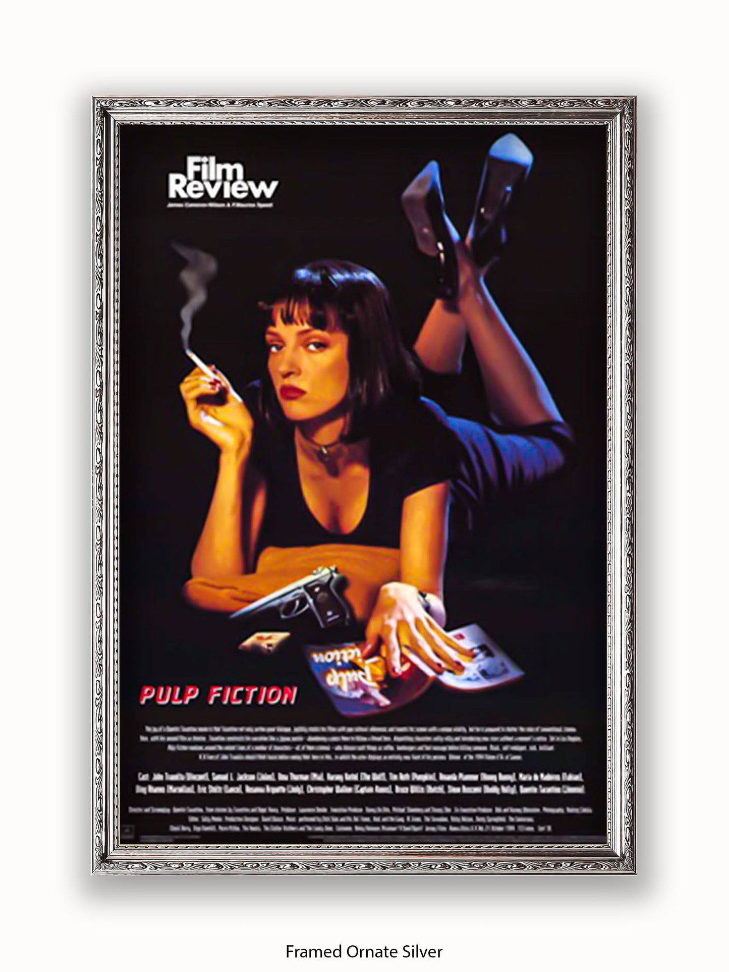 Pulp Fiction Uma Thurman Film Review Poster