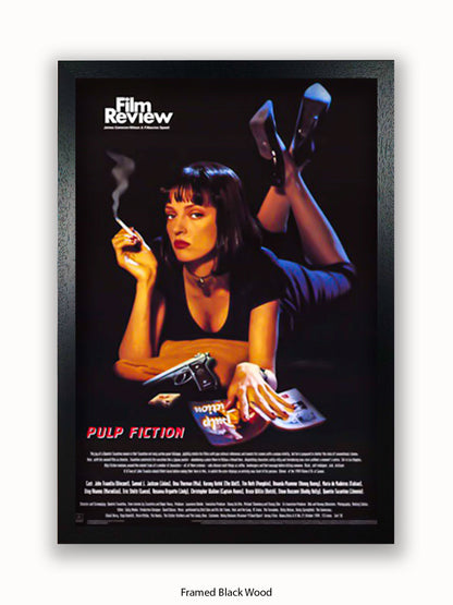 Pulp Fiction Uma Thurman Film Review Poster