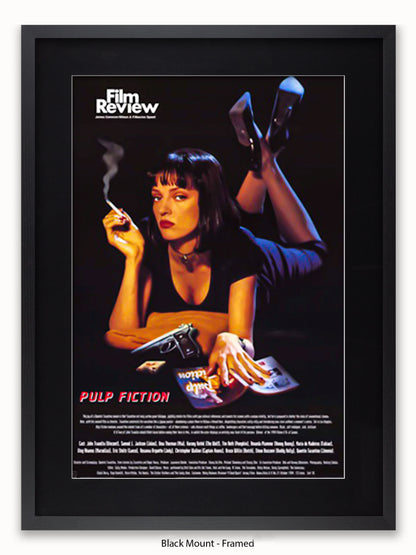 Pulp Fiction Uma Thurman Film Review Poster