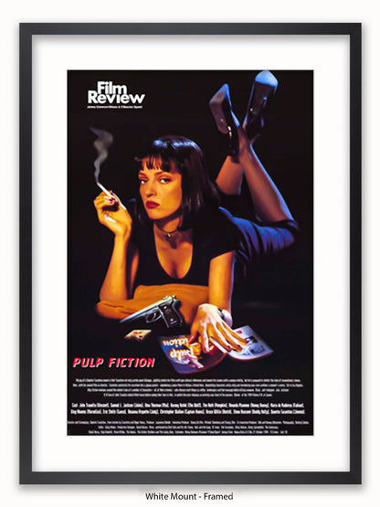 Pulp Fiction Uma Thurman Film Review Poster