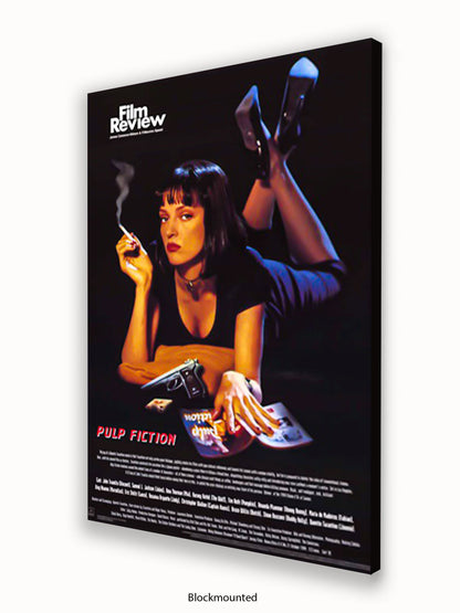 Pulp Fiction Uma Thurman Film Review Poster