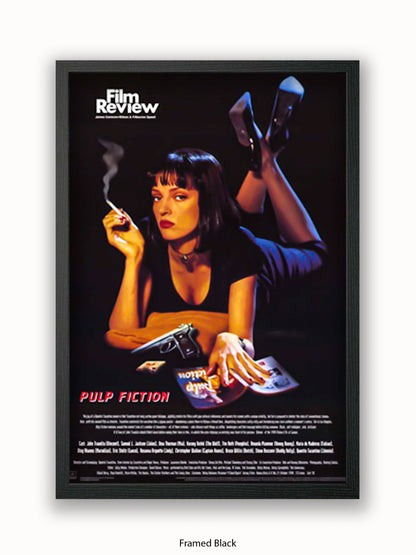 Pulp Fiction Uma Thurman Film Review Poster